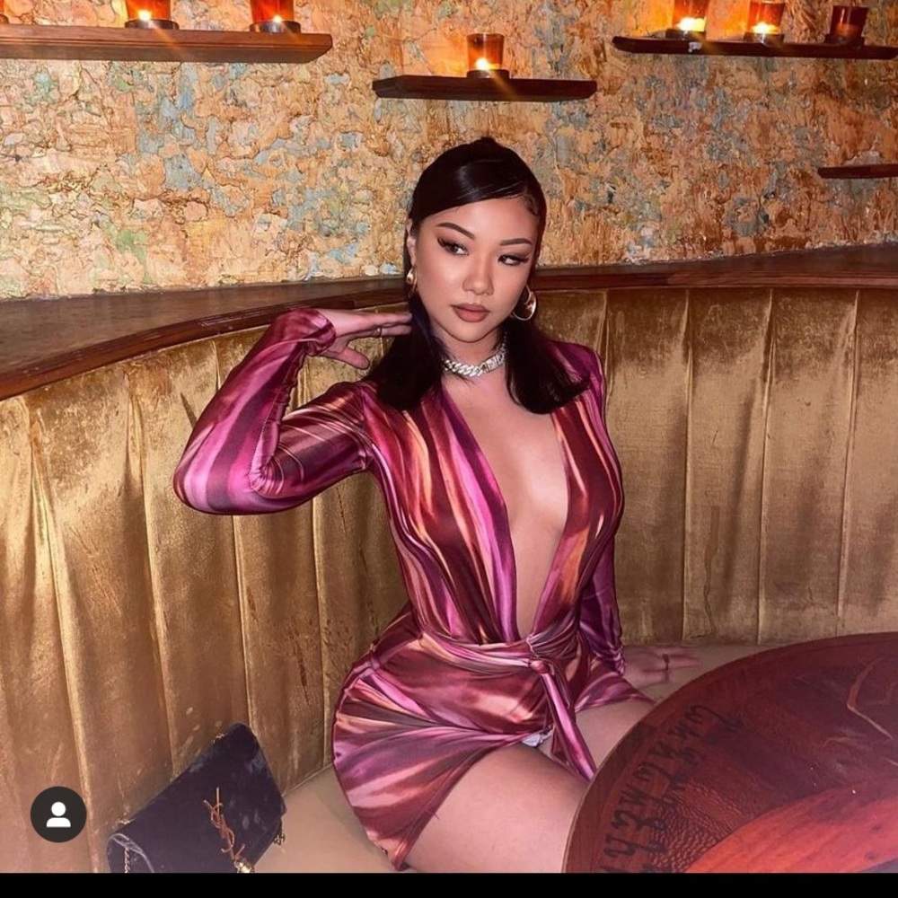 Pink & white long sleeve dress. Never wore!